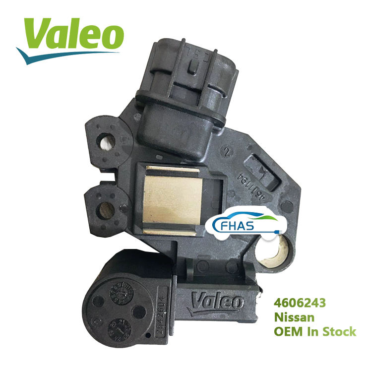 4606243 Valeo Regulator 12v OEM 4606243 460243A 2650447 702155 5MA2A 082701 for Niss an Alternator Assembly Regulator Valeo