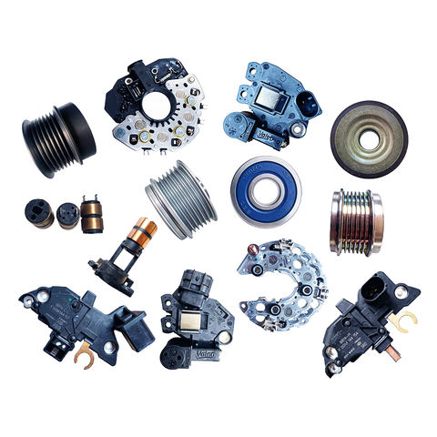 Alternator Parts Collection SEG Valeo Alternator Parts Regulator Rectifier Brush Holder Slip Ring Bearing Pulley for Toyota Kia