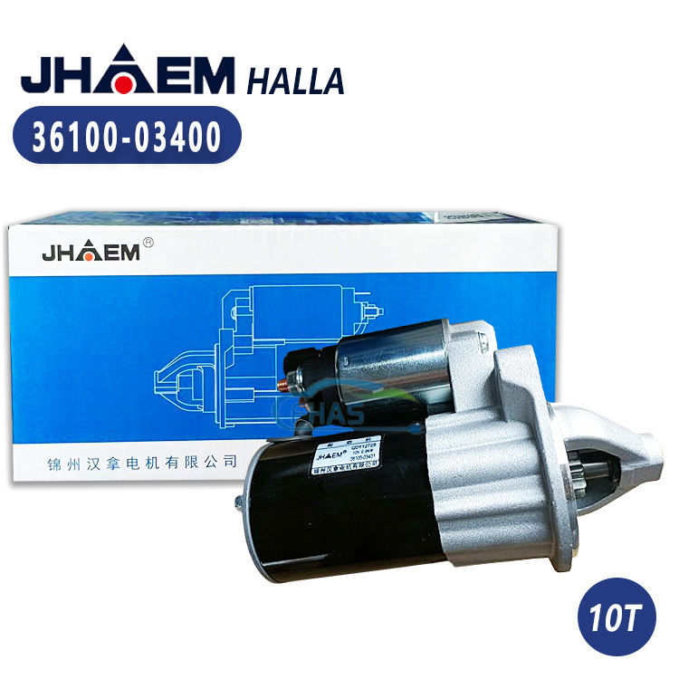 JHAEM 3610003400 New High Quality 12V 10T Starter Assembly for Hyundai Kia with 12 Month Warranty